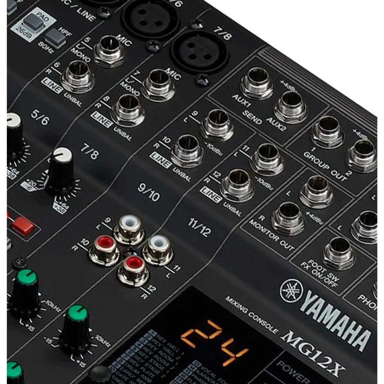 Mezcladora Yamaha 12 Canales Analoga, Mg-12x