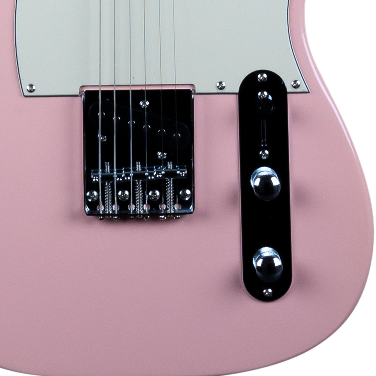 Guitarra Electrica Jet Guitars JT300 PK Rosa 6 Cuerdas