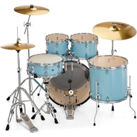 Thumbnail for Bateria Acustica Yamaha Rydeen Rdp2f5gpuset Gloss Pale Blue Con Atril Y Platillos