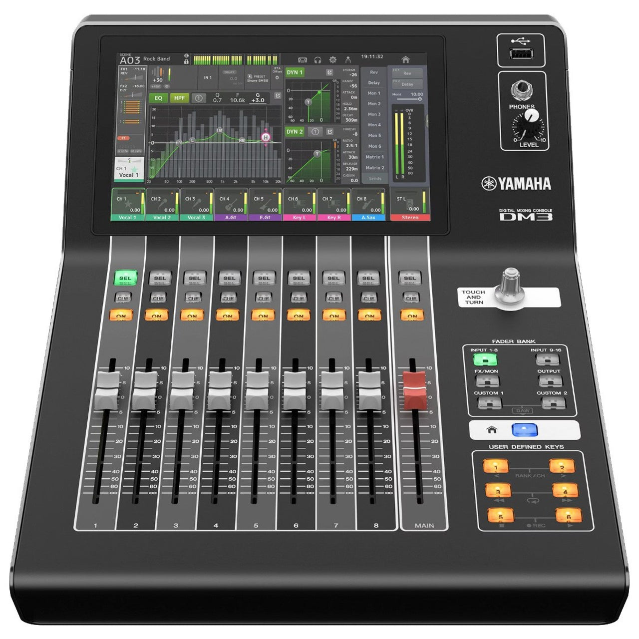 Consola Digital Yamaha 16 Canales, Dm3s