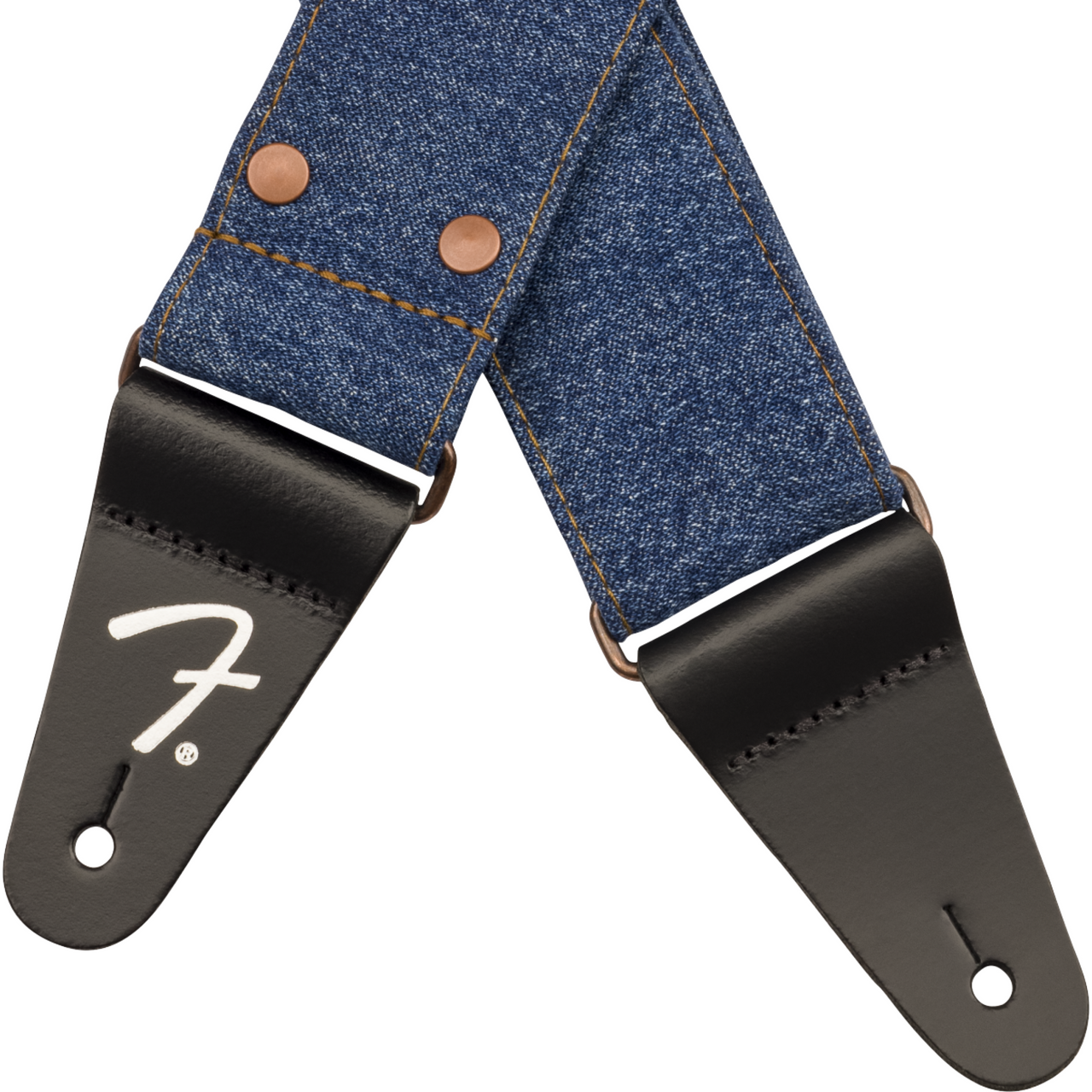 Thaly Fender Para Guitarra Wrangler Riveted Denim Strap 0990638003