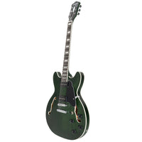 Thumbnail for Guitarra Electrica Mars Hb335psgrn Hollowbody 335 P90 Satin Green