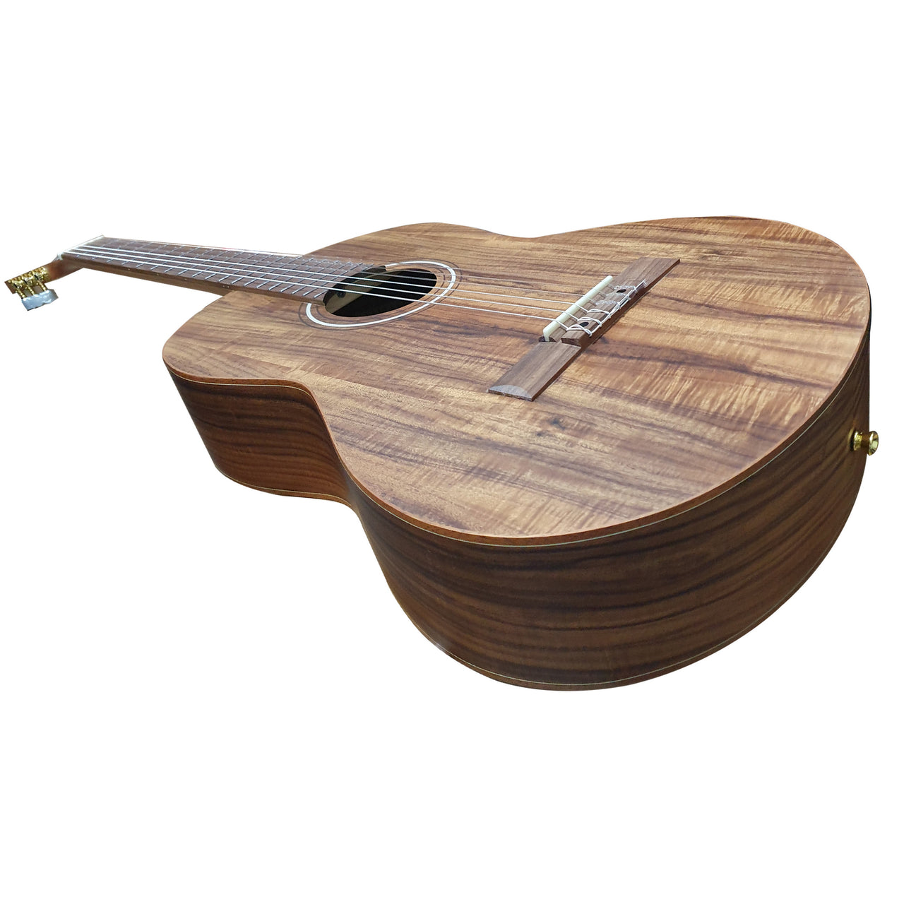 Guitarra Clasica Bamboo Gc-39-koa Con Funda 39 Pulgadas