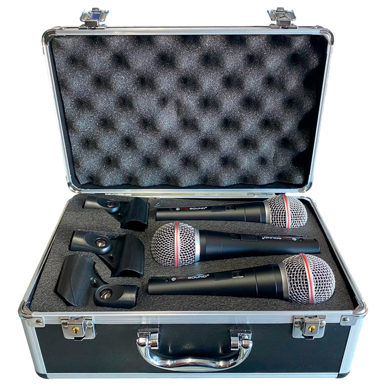 Microfono Prosound  Pdm-30 Alambrico Con Estuche Set 3 Piezas