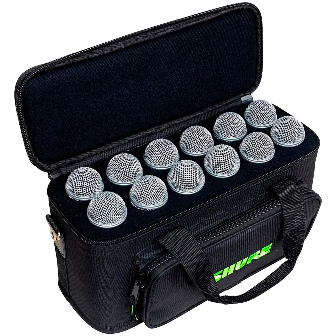 Funda Shure Sh-micbag12 Acojinada Para 12 Microfonos