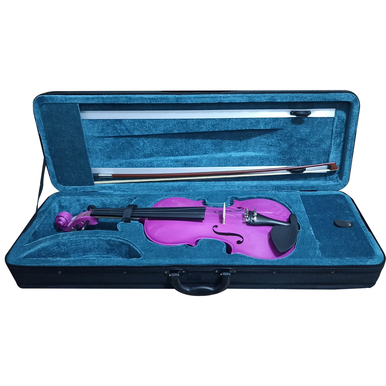 Violin Pearl River Mv005pl Estudiante Con Arco Y Estuche 4/4 Morado