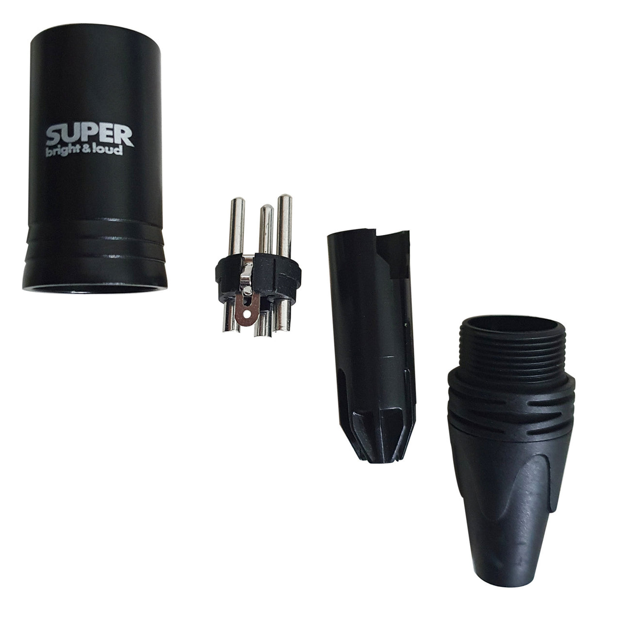 Conector Superbright Sc3mxx-b Xlr Canon Macho Negro