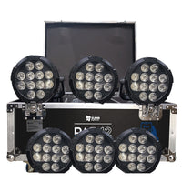 Thumbnail for Par Led Superbright 12 Leds 15w Rgbw+uv Case C/6pzas, Par12 Wixt