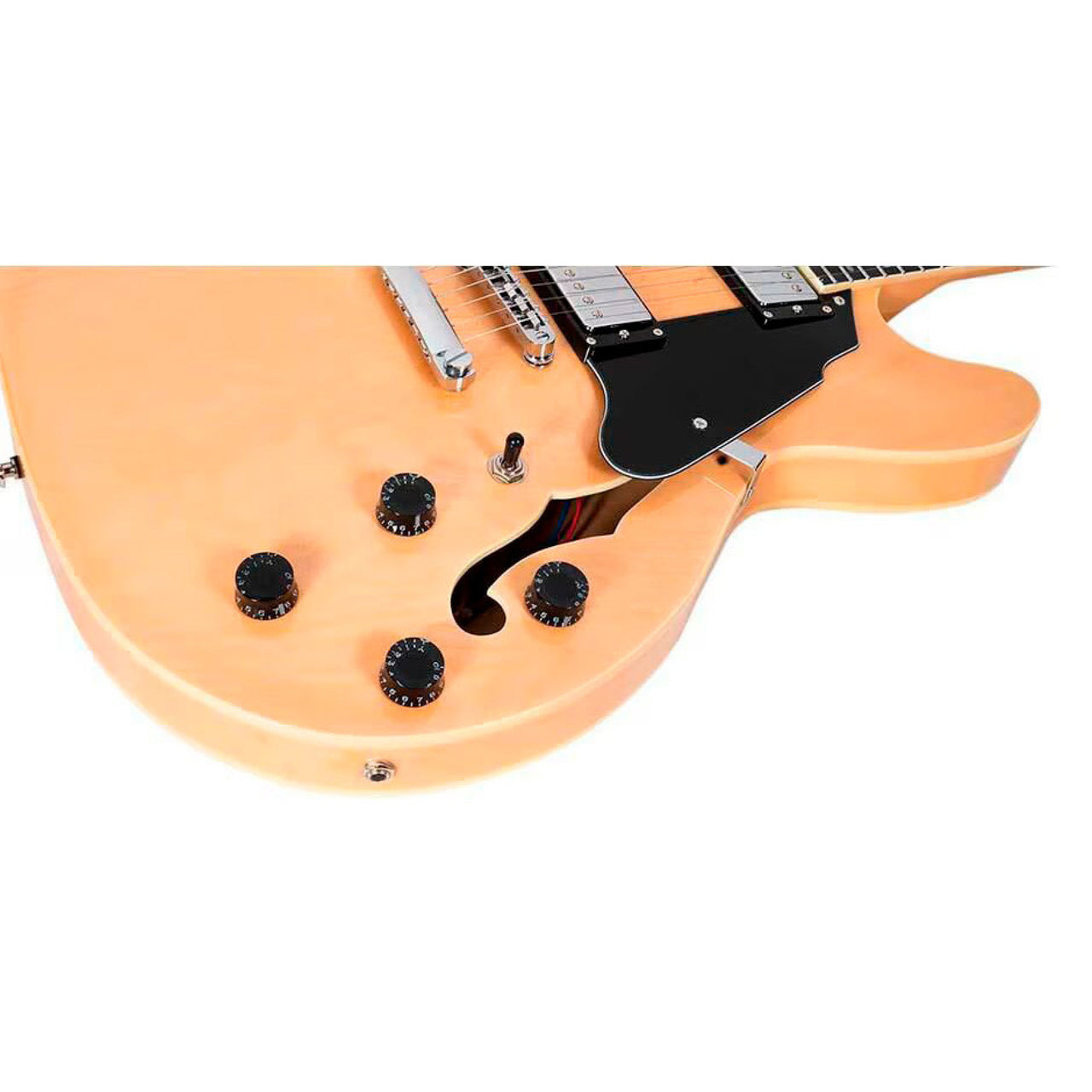 Guitarra Electrica Mars Hb335nat Natural Hollowbody 335