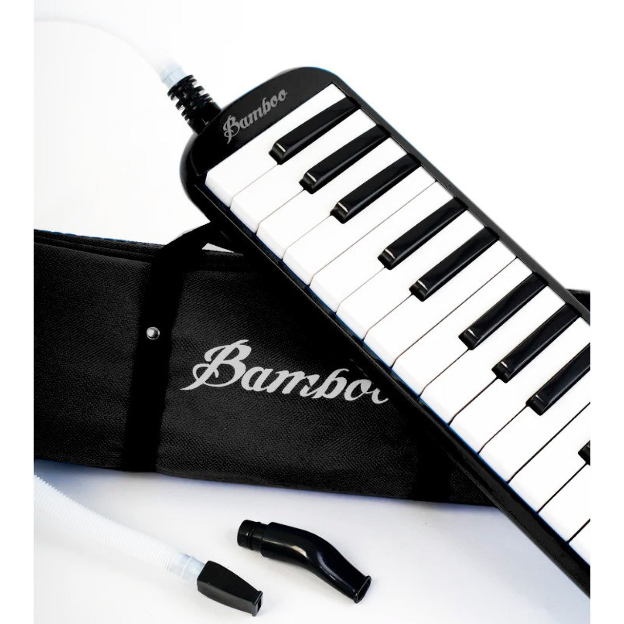 Melodica Bamboo Bm-32-bk Con Estuche Negra 32 Teclas