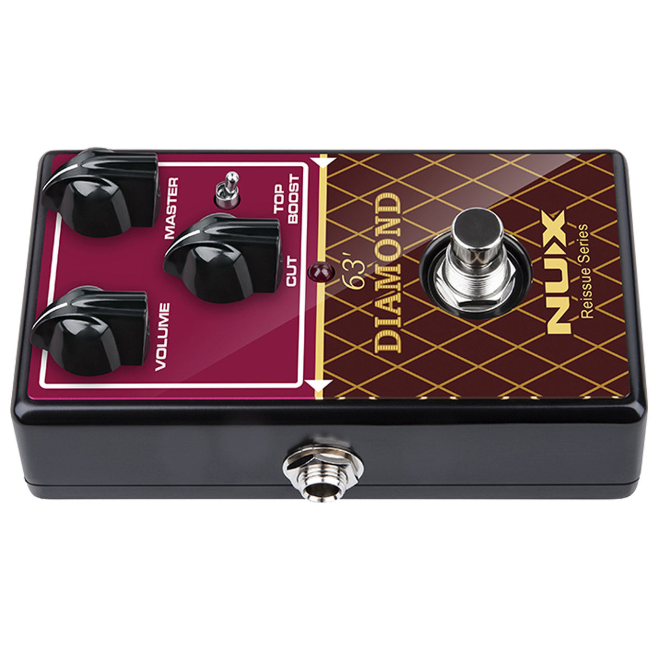 Pedal Nux Nro-6 Diamond Overdrive Perillas Y Diseño Clasico