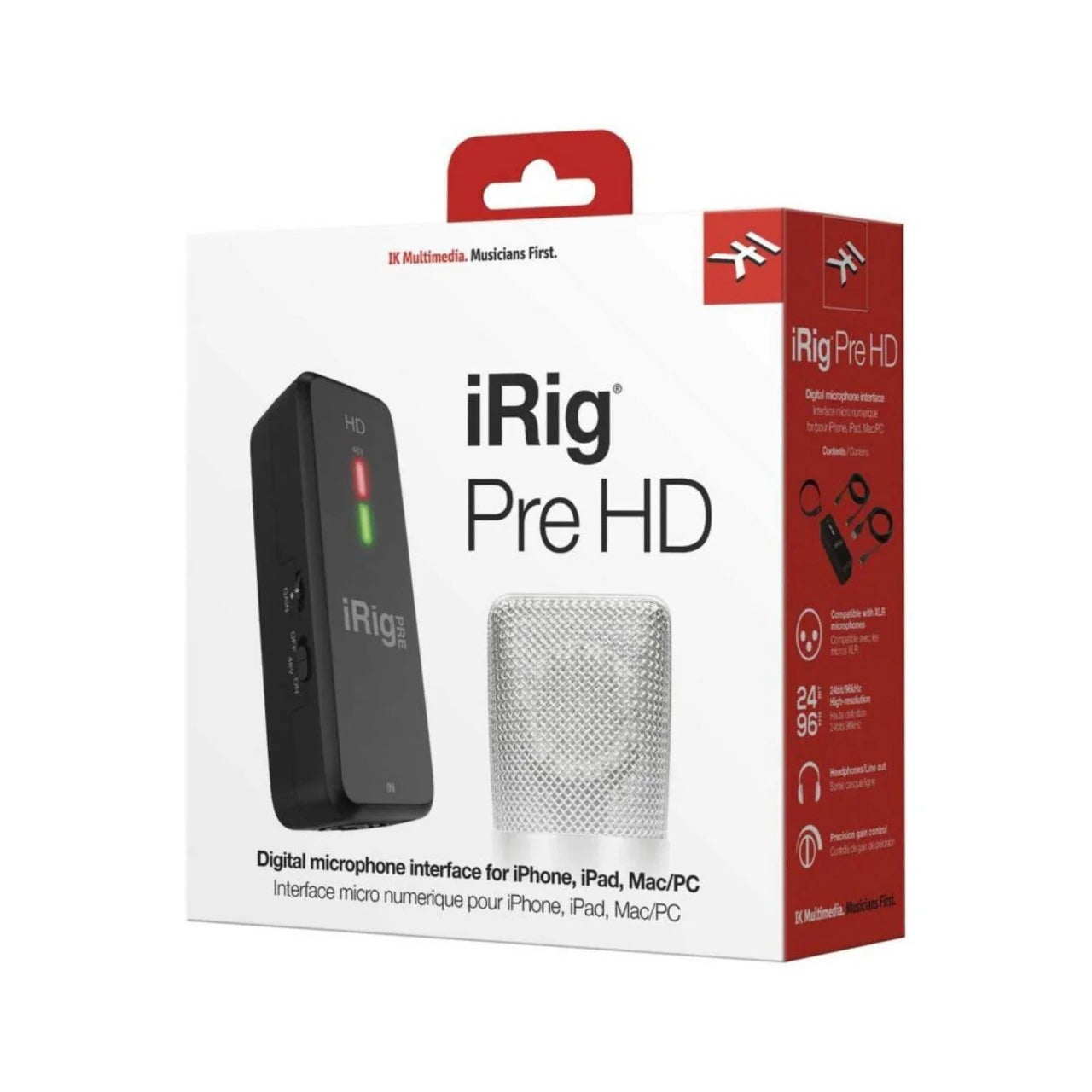 Interfase Ik Multimedia Digital P/mic. De Alta Definicion, Irig Pre Hd