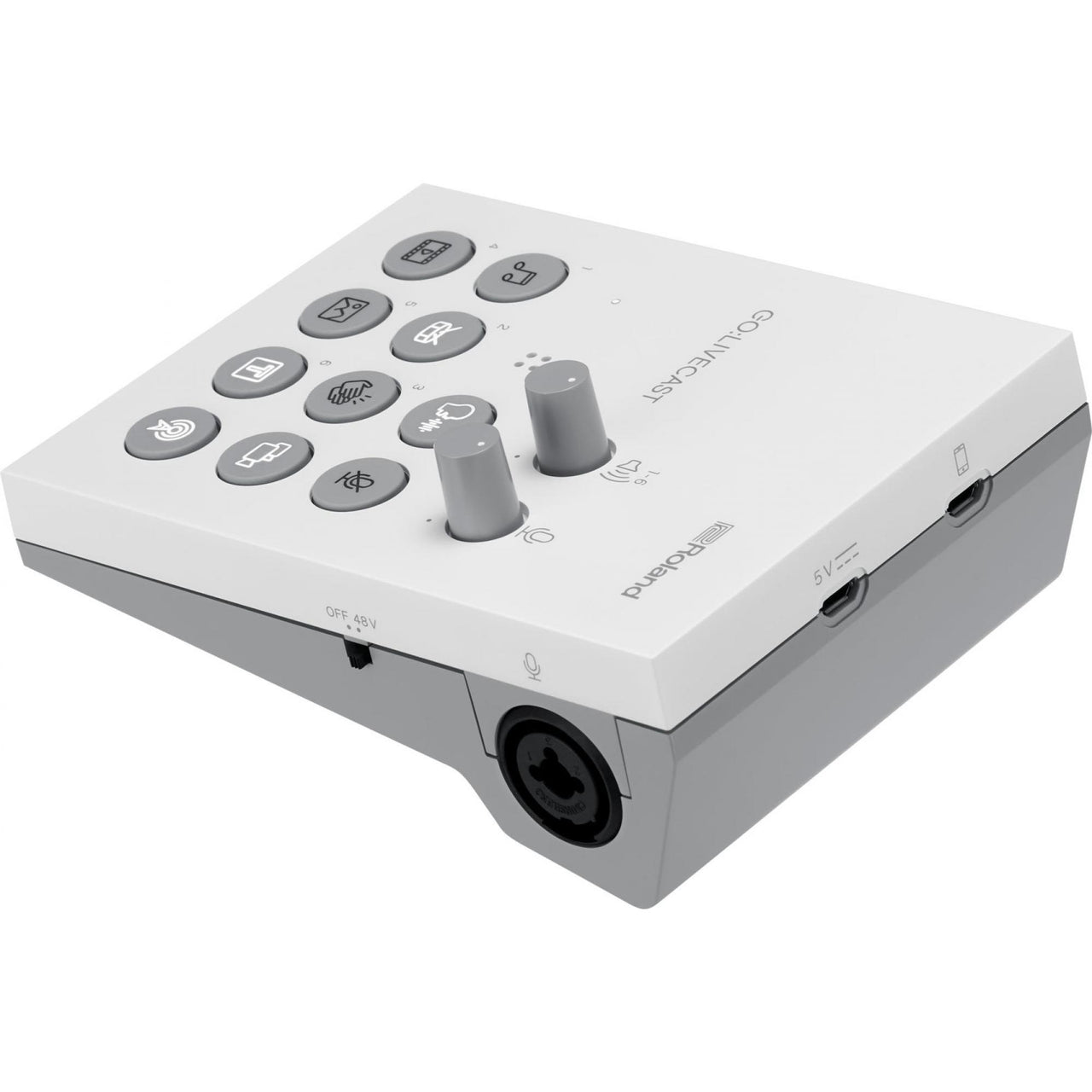 Interface Roland De Audio Digital Para Dispositivo Movil Go livecast