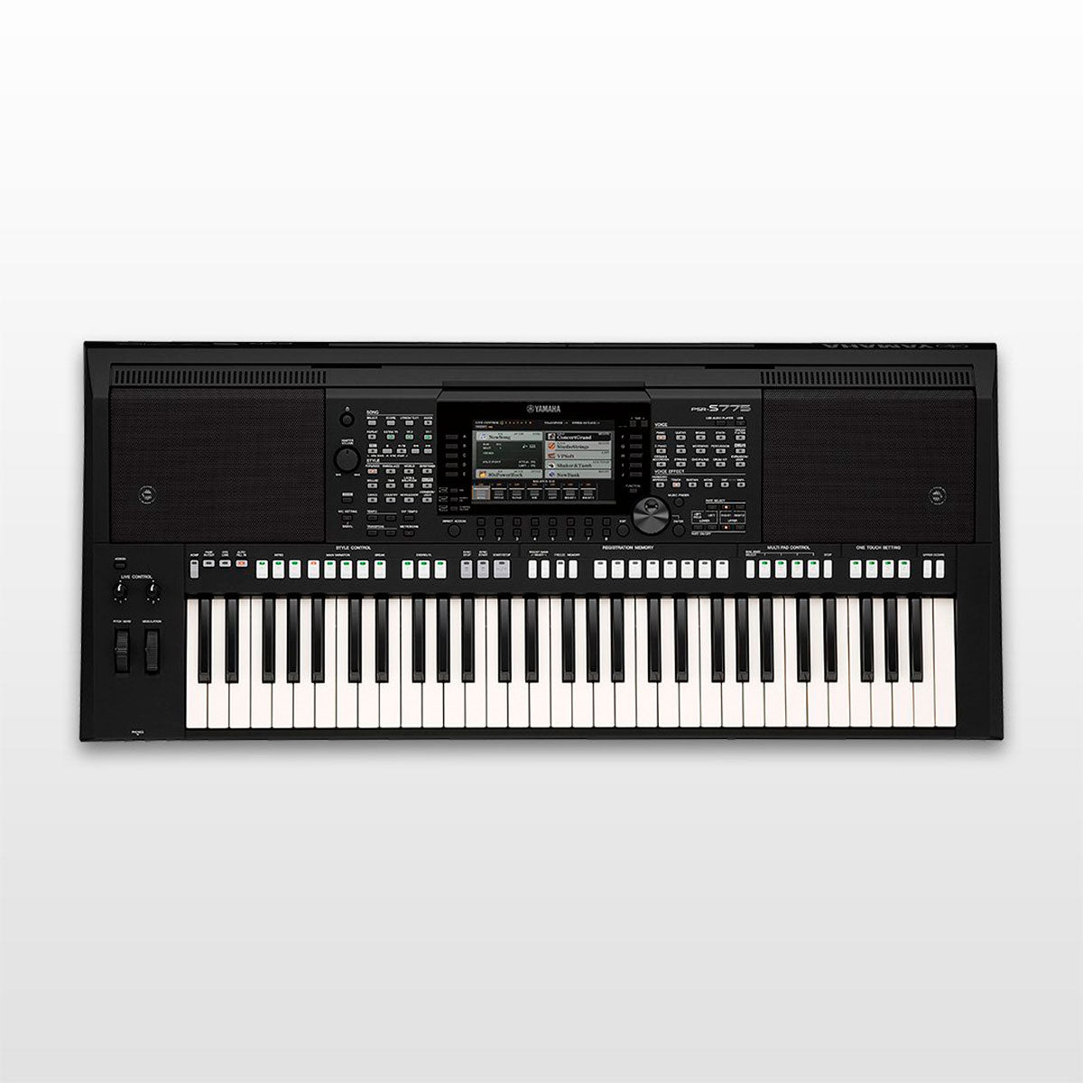 Teclado Portatil Yamaha Con Eliminador Pa300c Psrs775spa