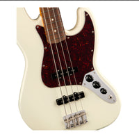 Thumbnail for Bajo Electrico Fender Mx 60s Jazz Bass Lacquer Pau ferro Olympic white 0140193705