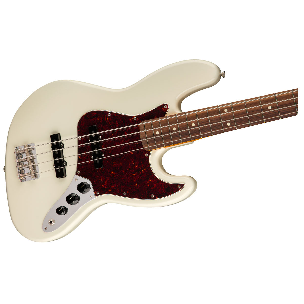 Bajo Electrico Fender Mx 60s Jazz Bass Lacquer Pau ferro Olympic white 0140193705