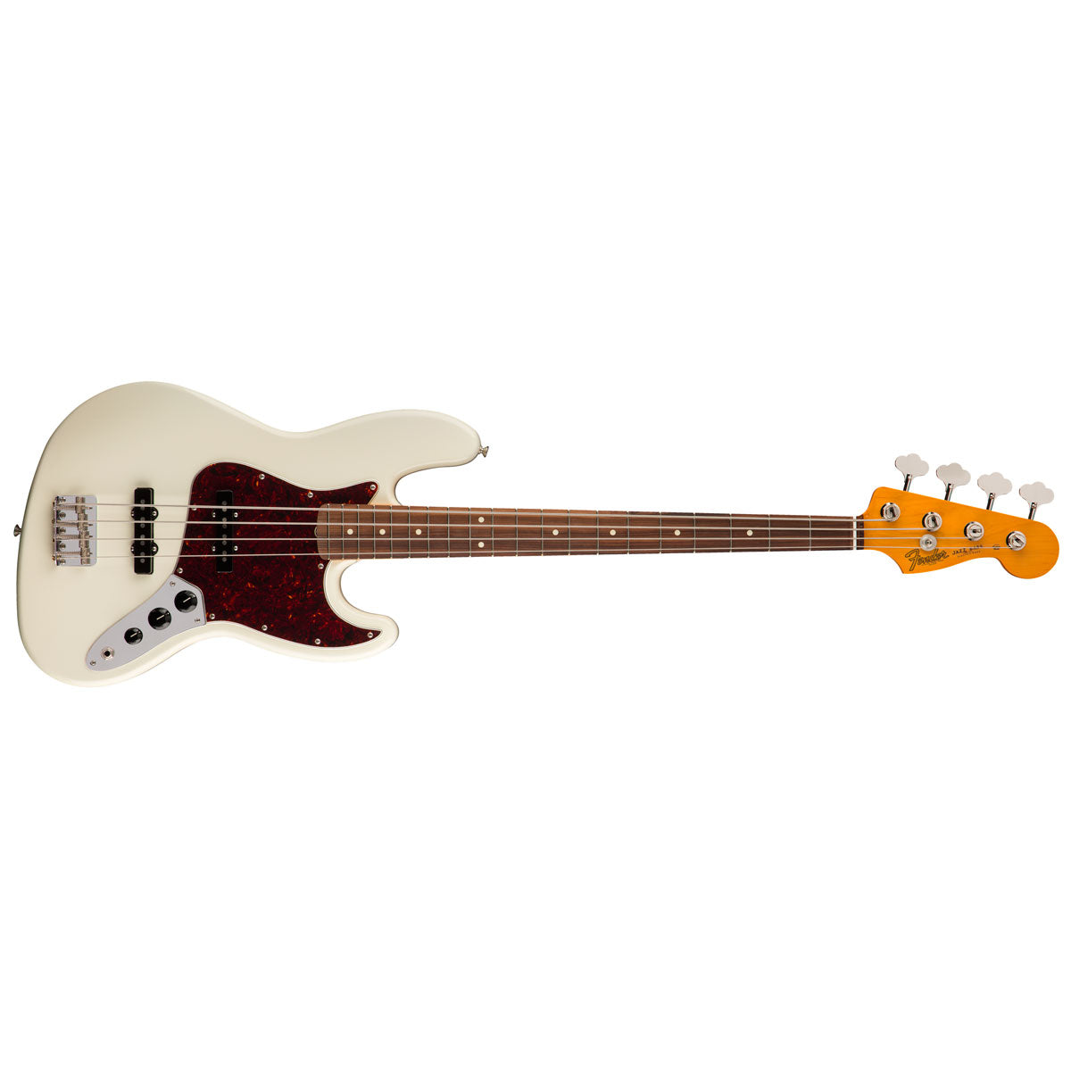 Bajo Electrico Fender Mx 60s Jazz Bass Lacquer Pau ferro Olympic white 0140193705