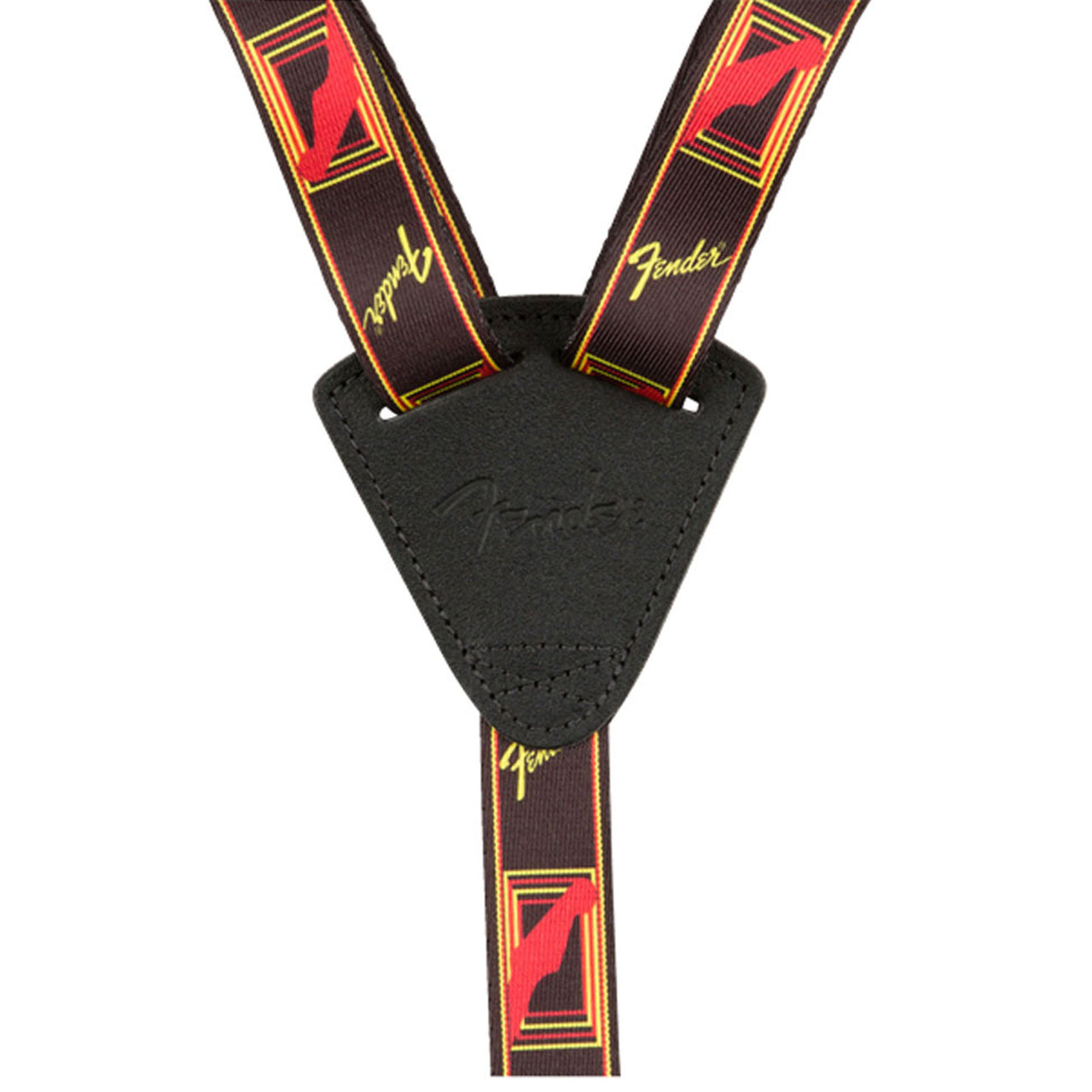 Thaly Fender Blk/Ylw/Red Mono Uke Strap para Ukulele 0990630002