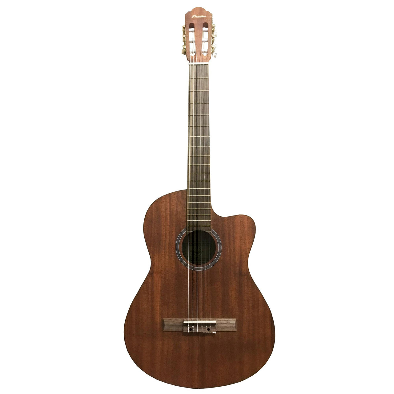 Guitarra Electroacustica Bamboo Mahogany 39" C/funda, Gc-39-maho-q