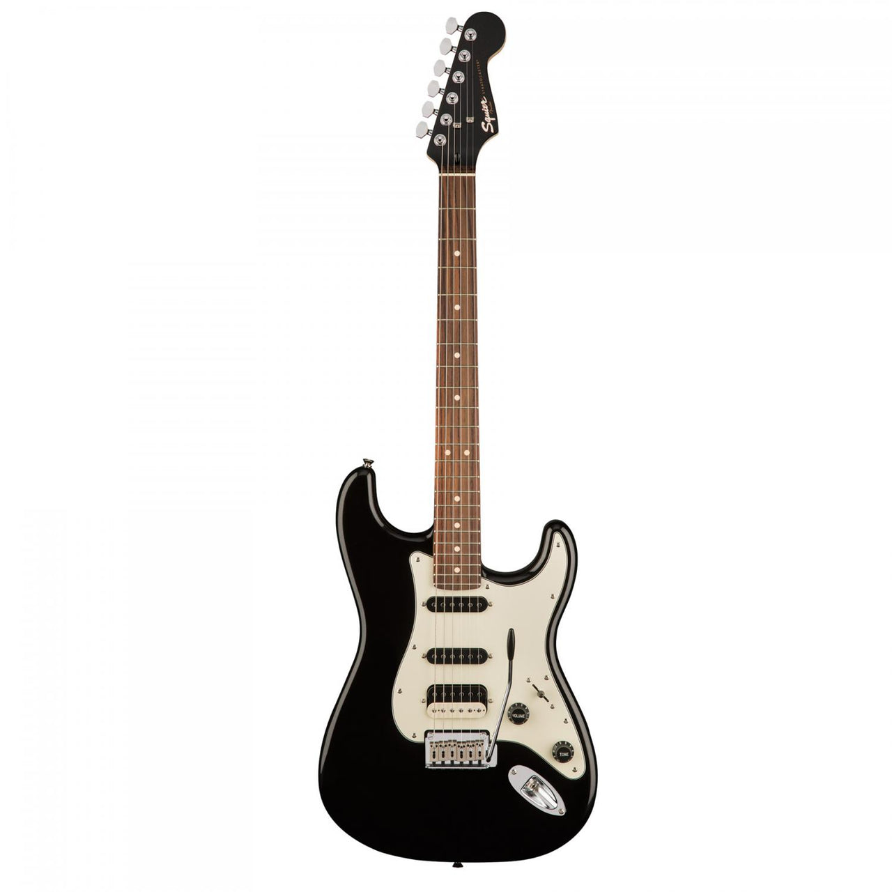 guitarra electrica fender sq cont stratocaster hss blk met 0370322565