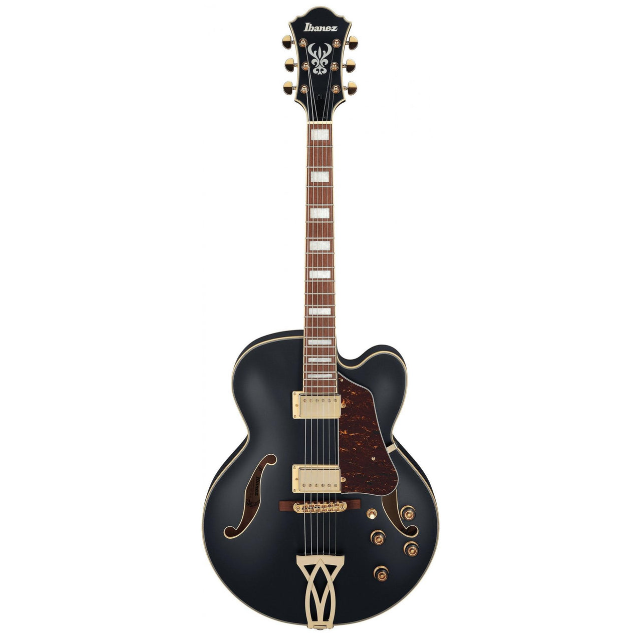 Guitarra Ibanez Artcore Af75g-bkf Electrica Semi Hollow Negro Mate