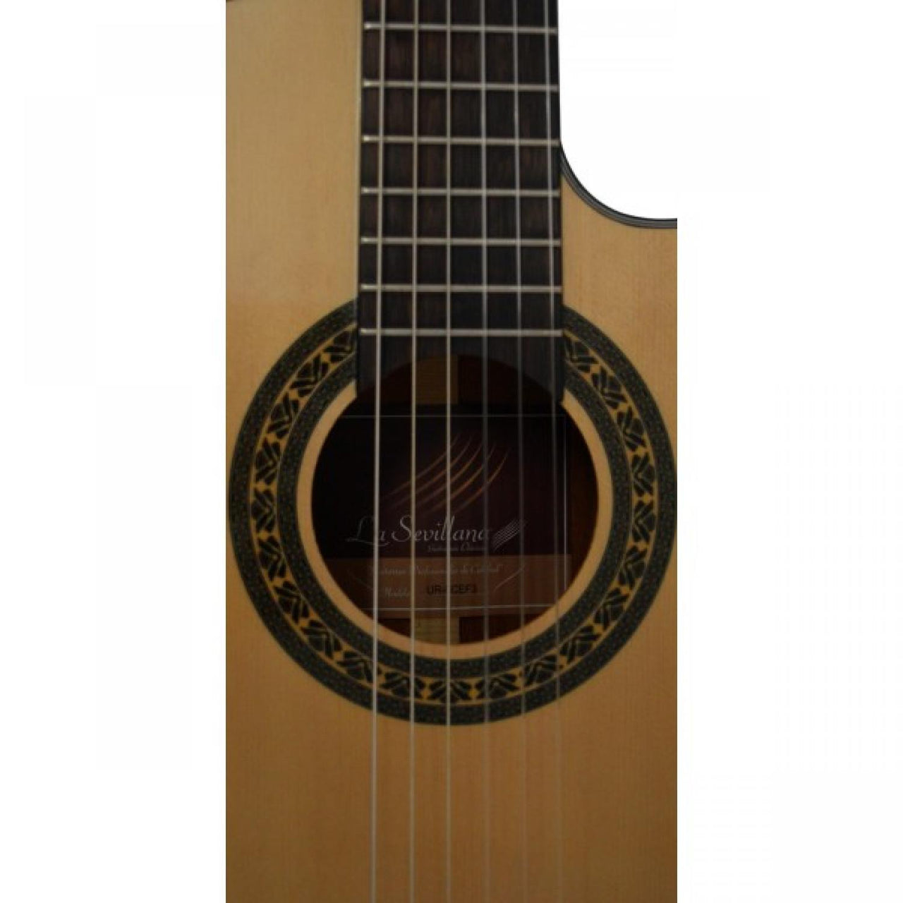 Guitarra Electroacustica La Sevillana C/pastilla Fishman, Ur6cef3