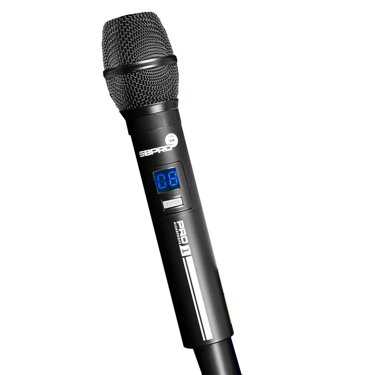 Microfono Superbright Inalambrico 2 Mano C/pilas Aa Recargable, Pro-1