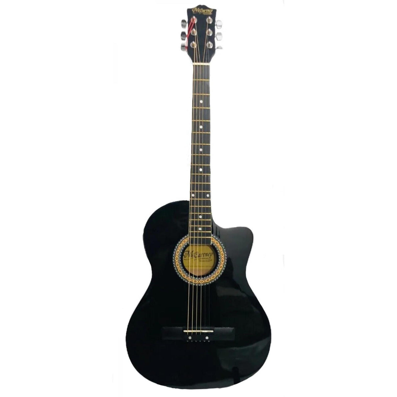 Guitarra Electroacustica Mc Cartney Cdas. Nylon Negra, Cg-851eq Bk