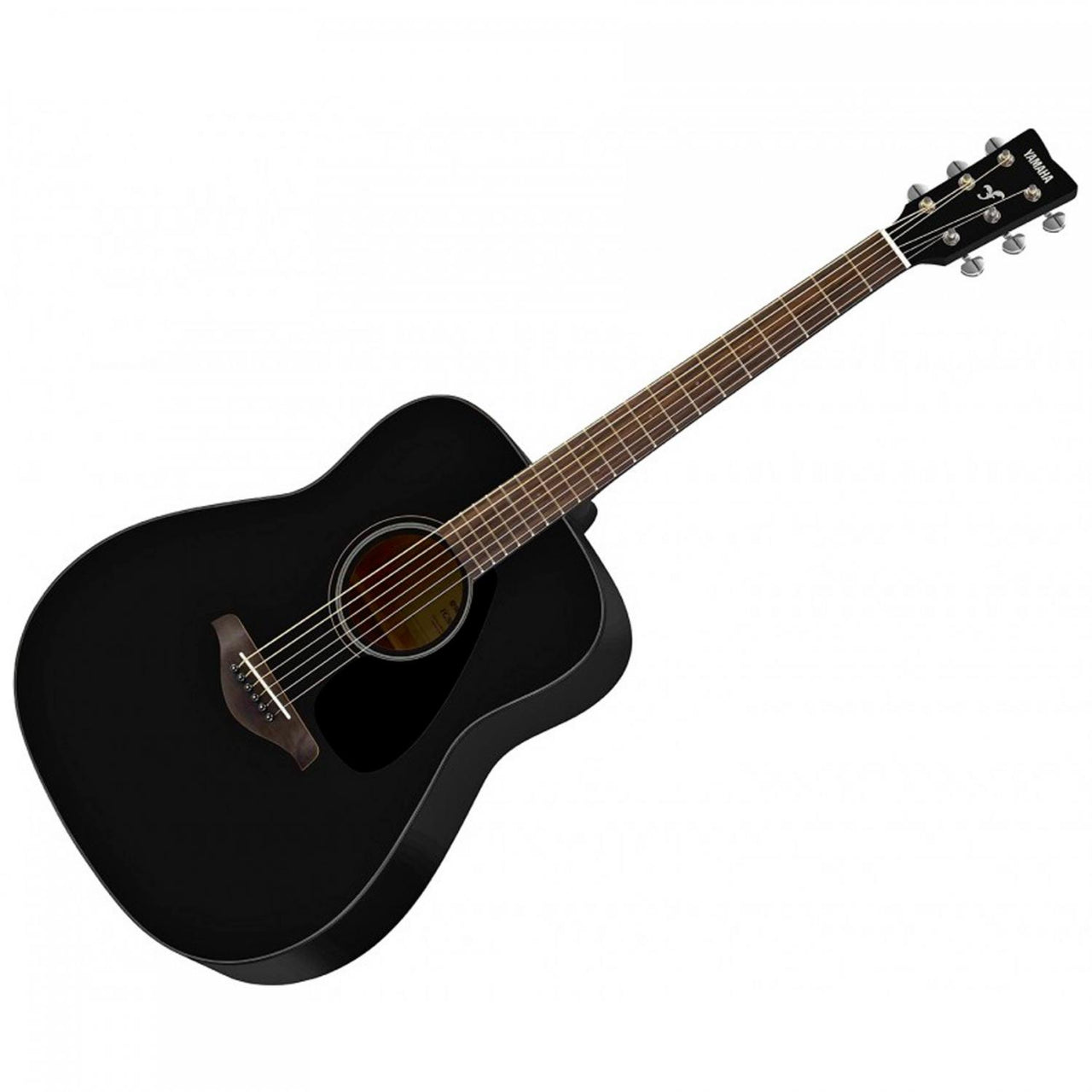 Guitarra Acustica Yamaha Folk 820 Negro, Fg820-Bl Mina