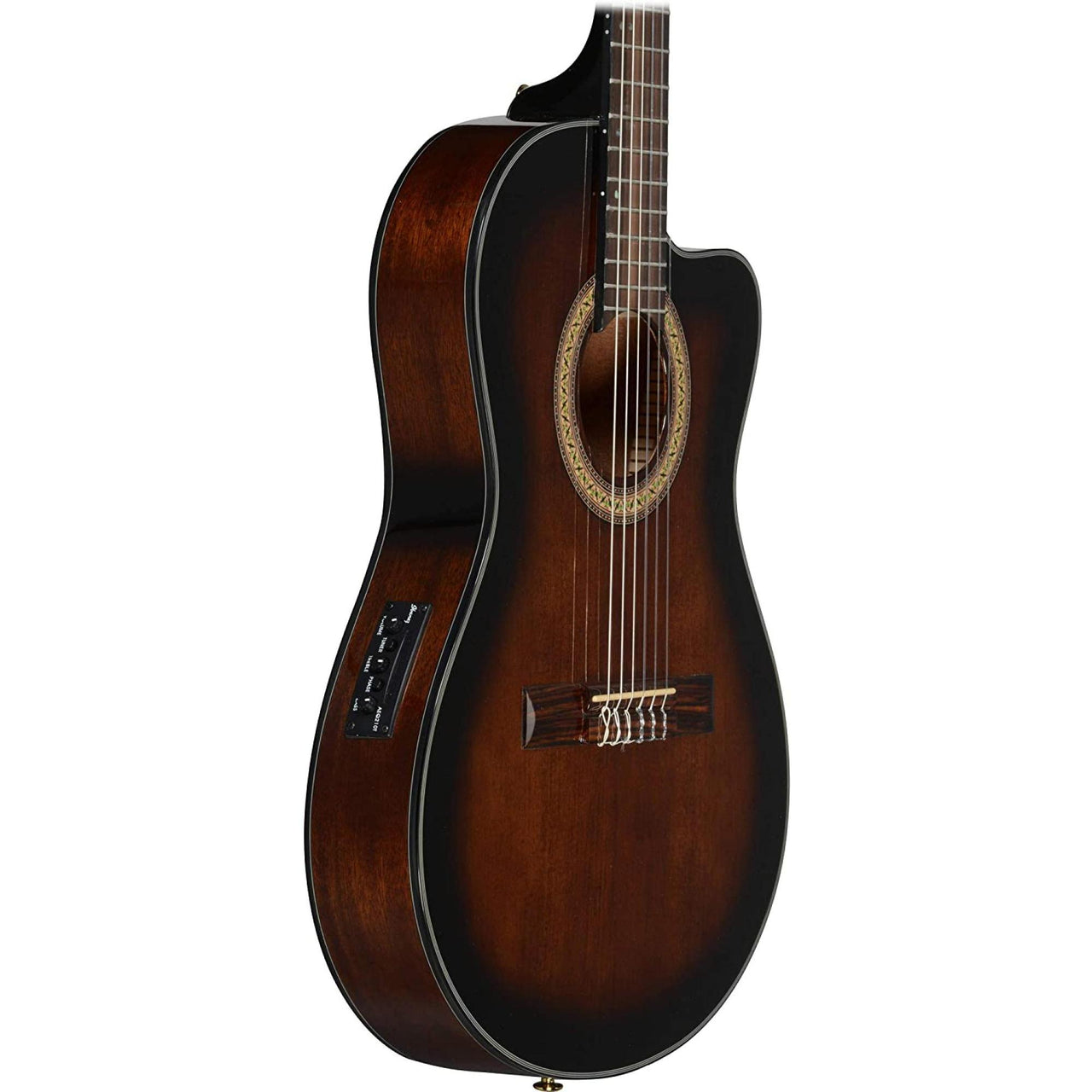 Guitarra Ibanez Electroacustica Ga35tce Dvs Sombreada