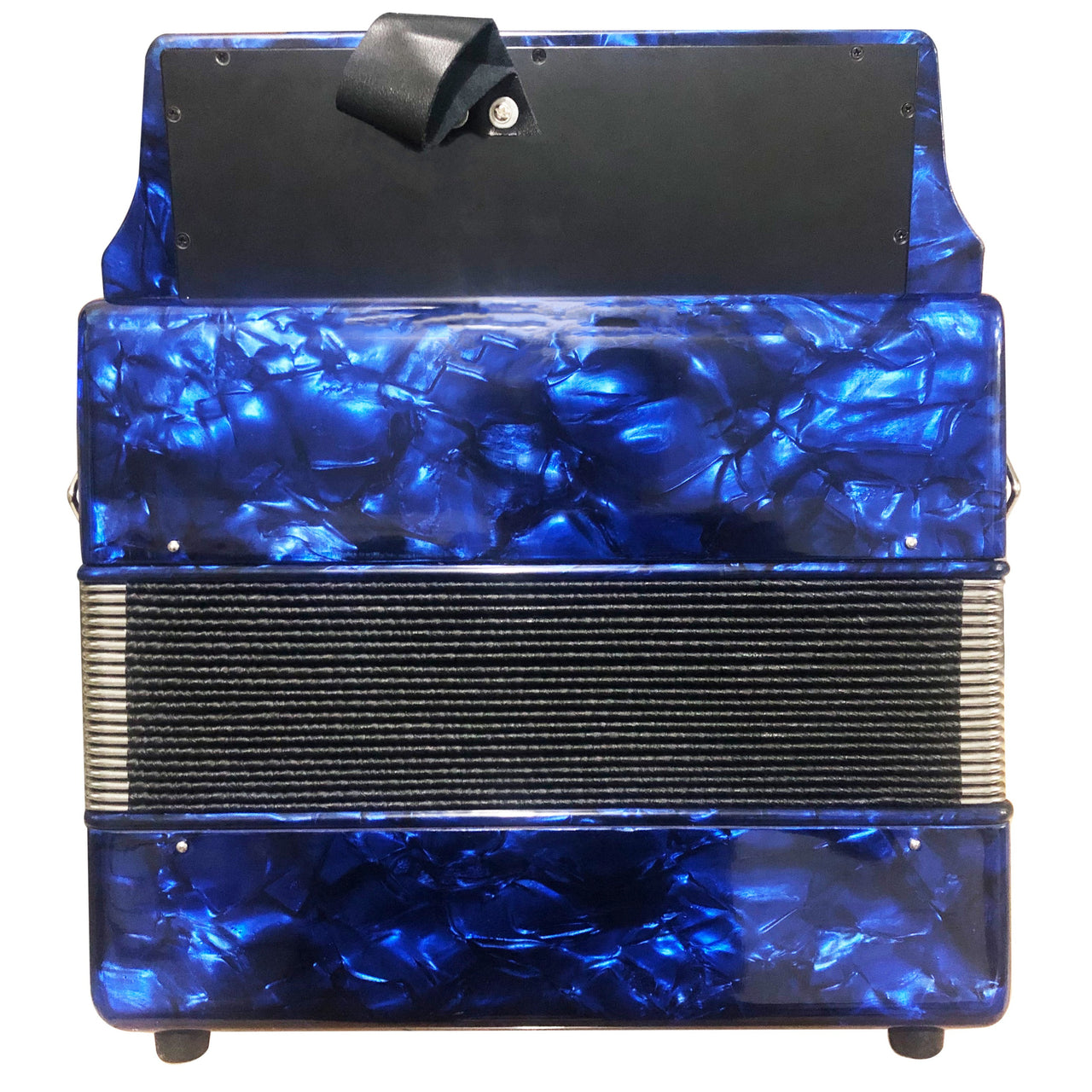 Acordeon Farinelli 3012faap De Botones Tono Fa Parrilla Metalica Azul