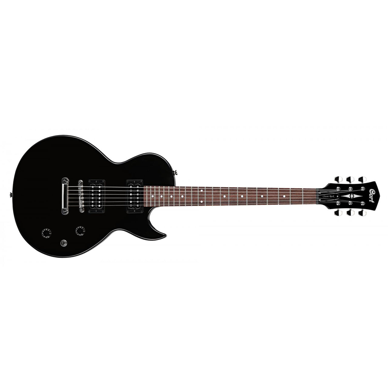 Guitarra Cort Cr50 Bk Electrica Negra