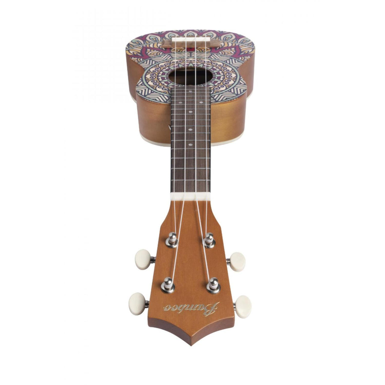 Ukulele Soprano Ukelele Bamboo Bu-21 Deep Ocean Uculele Con Funda