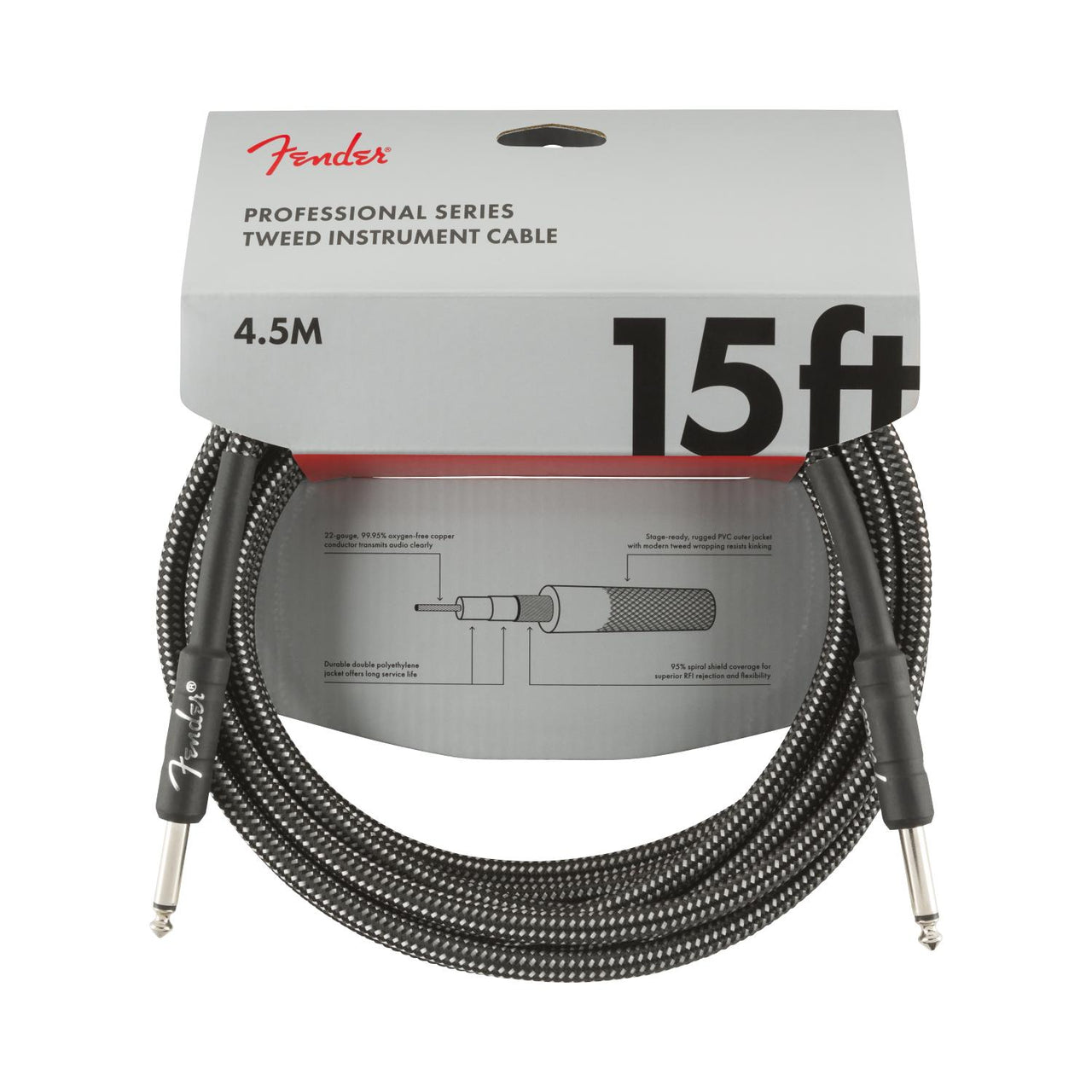 Cable Fender para Guitarra 4.5 mts 0990820065