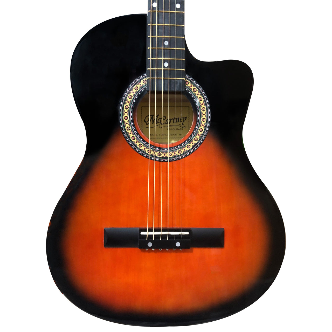 Guitarra Electroacustica Mc Cartney Cdas. Acero Sombr,cg-851eqheart Sb