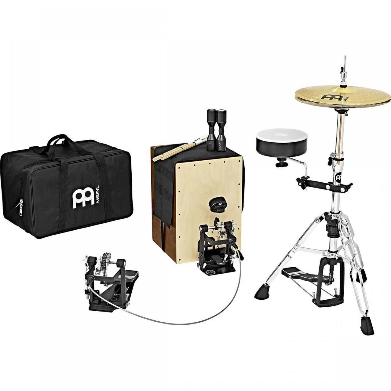 Set de Percusiones Meinl Caj-drumset Cajon Peruano, Hi hats