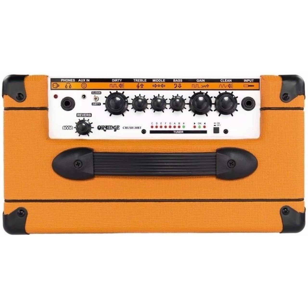 Amplificador Combo Para Guitarra Electrica Orange CRUSH 20RT 20W 1X8 Pulgadas