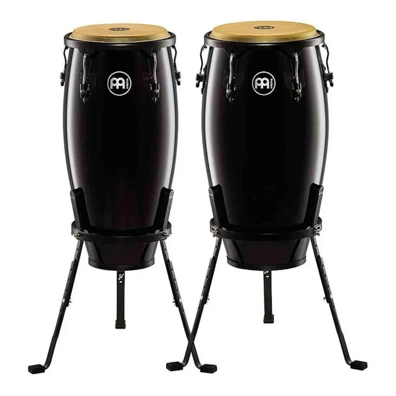 Congas Meinl Mc-52blk Headliner 11 Y 12 Pulgadas Madera Negra