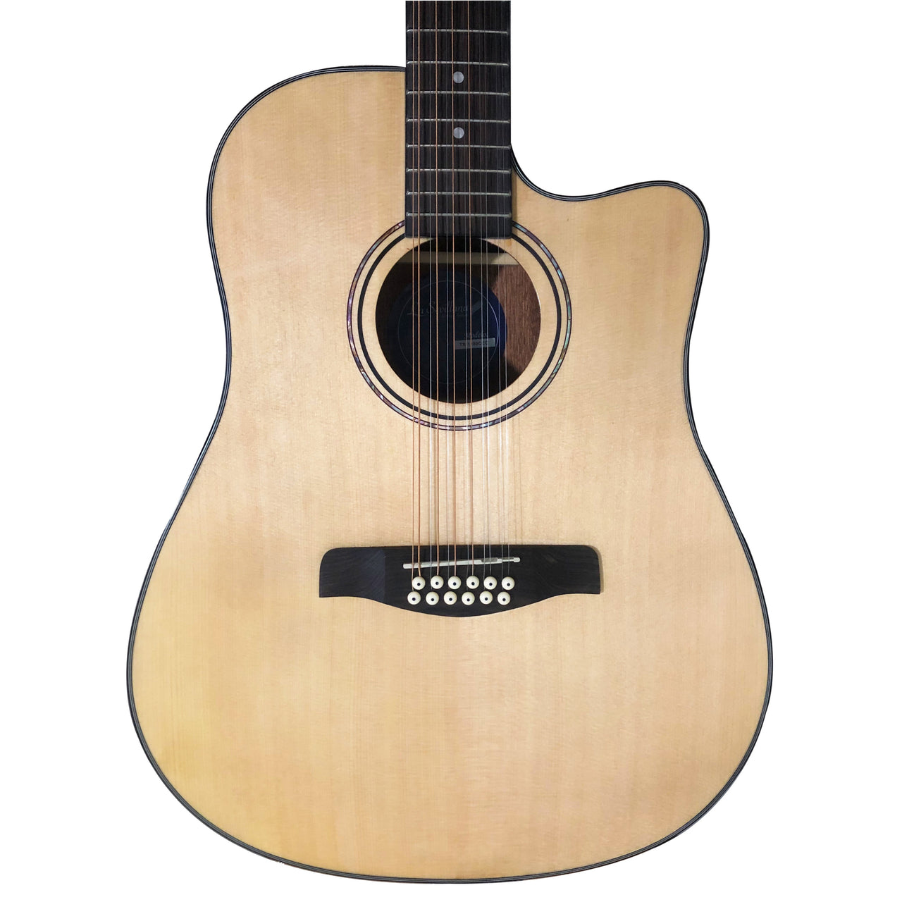 Guitarra Electroacustica La Sevillana Tx-1200ceq Nat Texana 12 Cuerdas