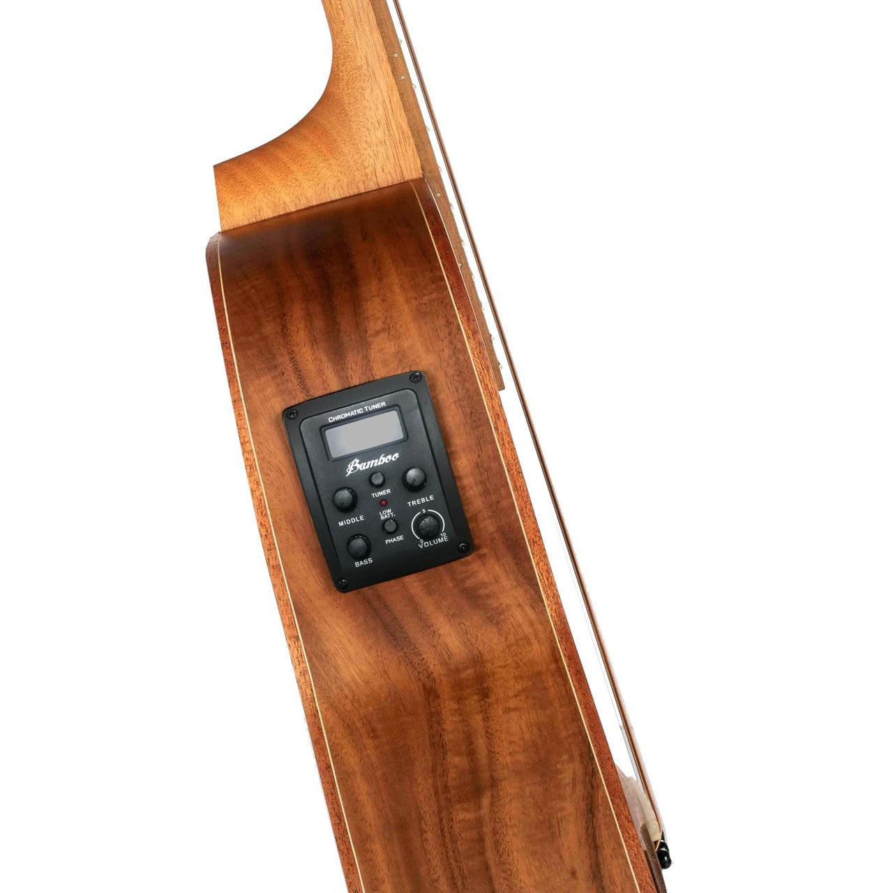 Guitarra Electroacustica Bamboo Koa 38" C/funda, Ga-38-koa-q