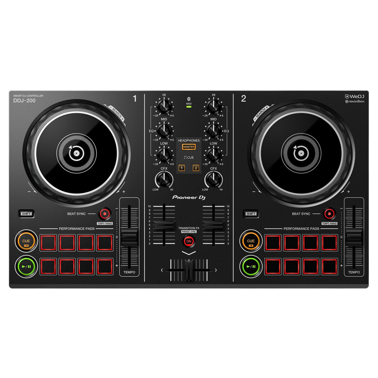 Controlador Pioneer Ddj-200 De Dj Bluetooth