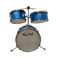 Thumbnail for Bateria Infantil New Beat Azul Metalico, Nbj-15