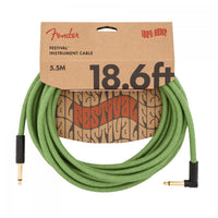 Thumbnail for Cable Fender Festival Hemp Verde 5.5 mts Instrumento 0990918062