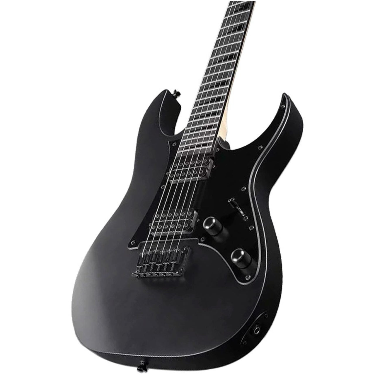 Guitarra Electrica Ibanez Grgr131ex-bkf Serie Gio Rg Negro Mate