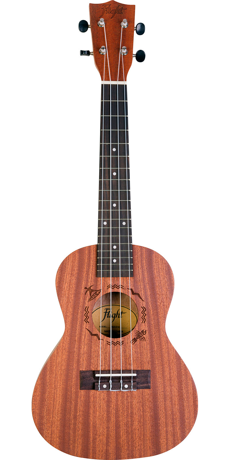 Flight Nuc310 Concert Ukulele con Funda