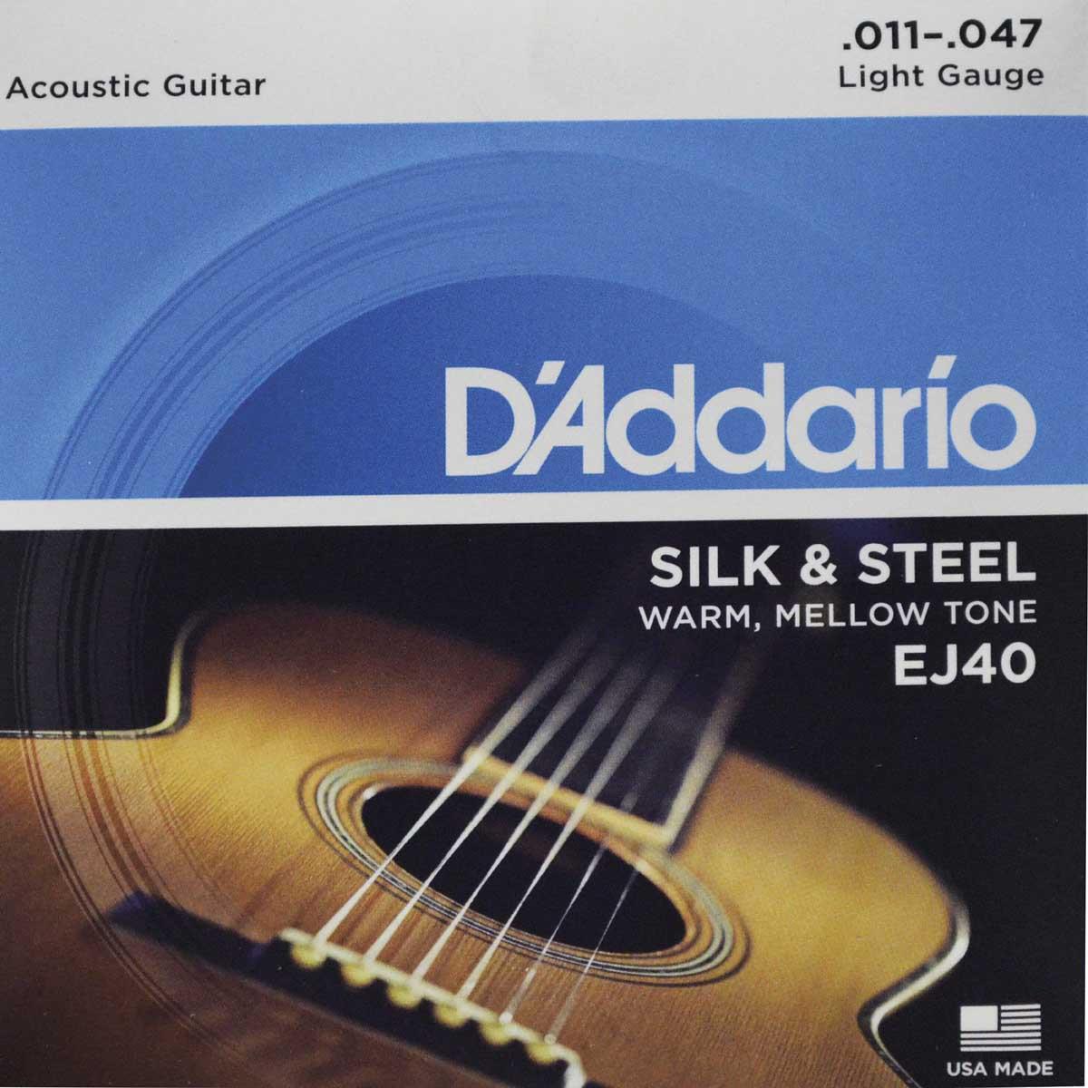 ENCORDADURA DADDARIO GUITARRA ACUSTICA EJ-40