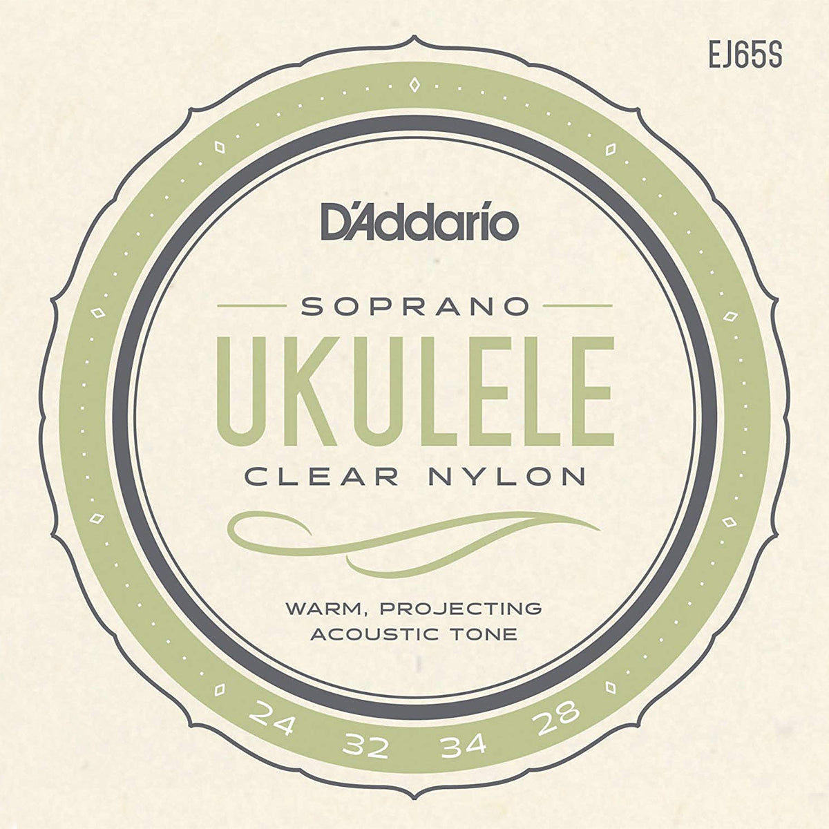 ENCORDADURA DADDARIO PARA UKULELE SOPRANO EJ65S