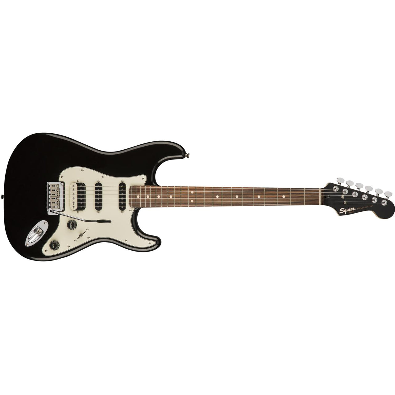 guitarra electrica fender sq cont stratocaster hss blk met 0370322565