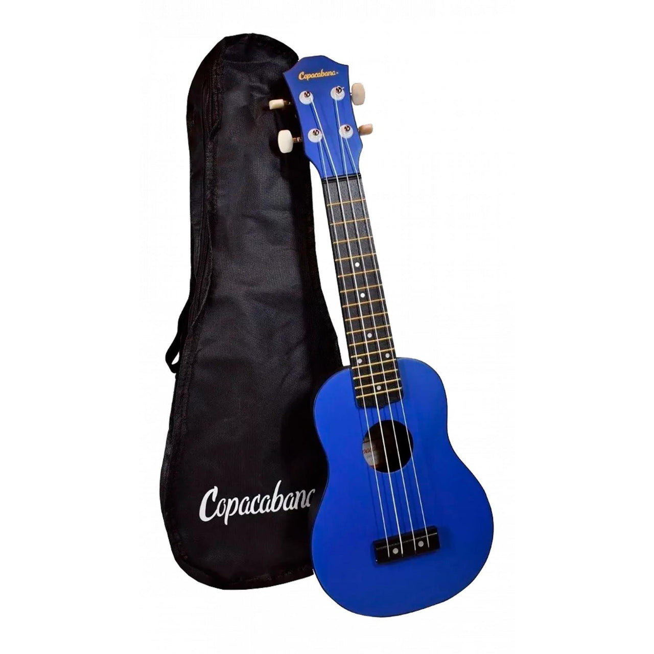 Ukulele Soprano Copacabana Linden/abs Azul Con Funda, Cpuk052