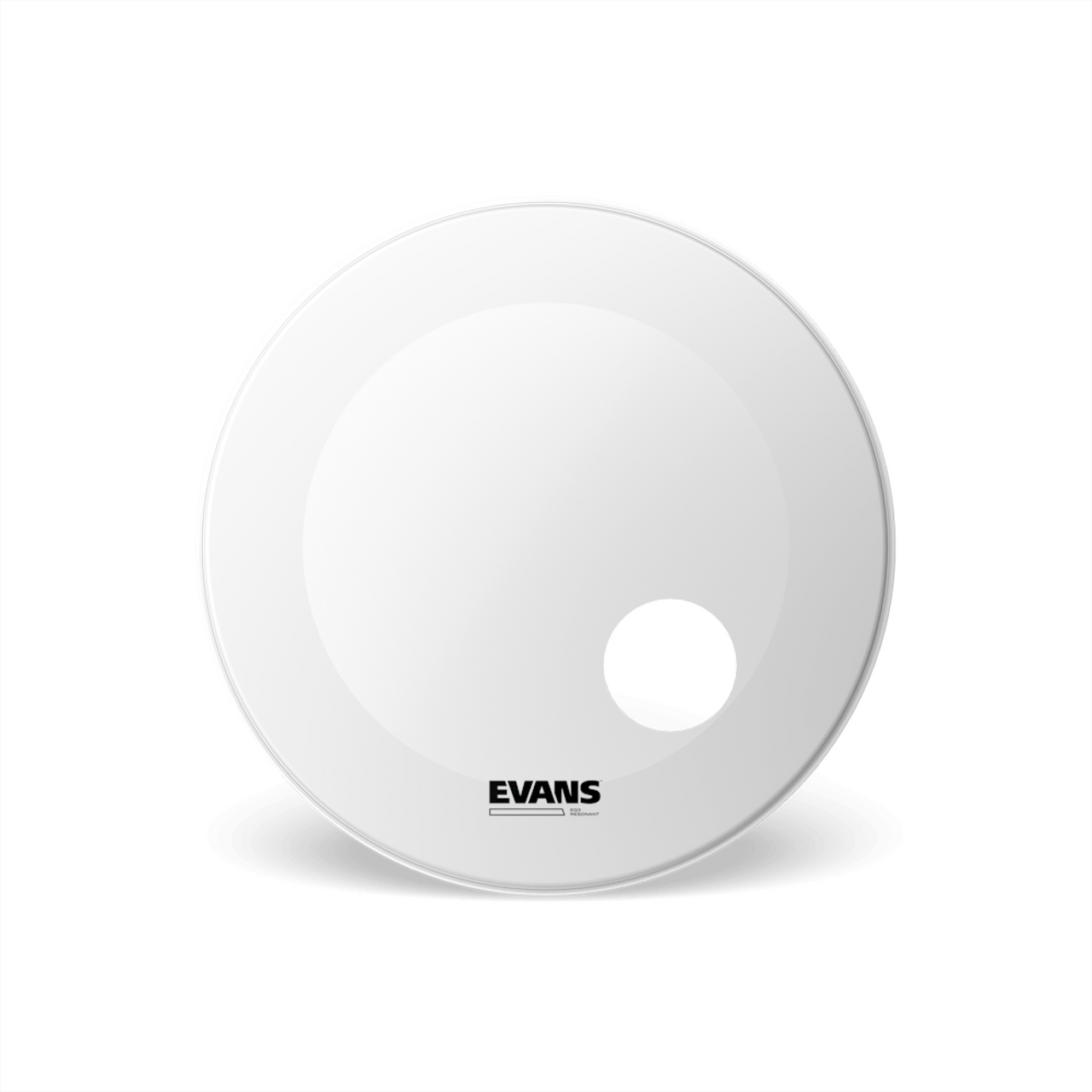 Parche Evans 22" Blanco Aspero C/hueco, Bd22rgcw